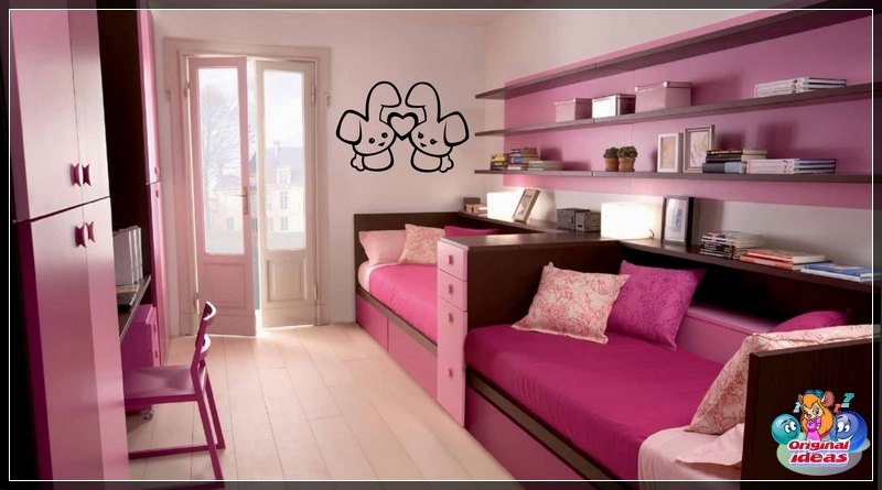recoger Estilo simple de decoración de una habitación infantil para niñas
