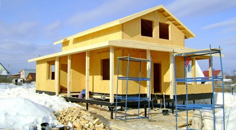 Landhaus aus SIP-Panels mit Dachboden