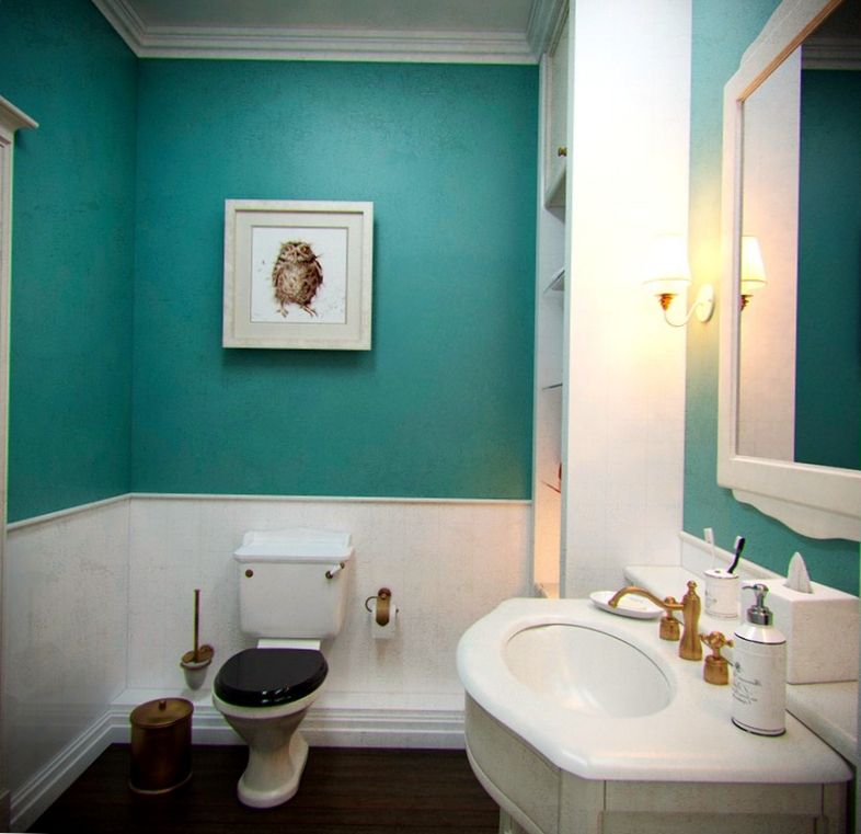 diseño baño en estilo provenzal