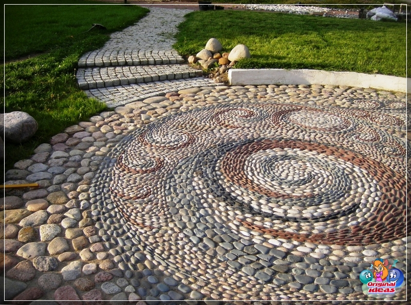 Kiesel in der Landschaftsgestaltung