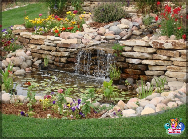 Bruchstein im Landschaftsdesign