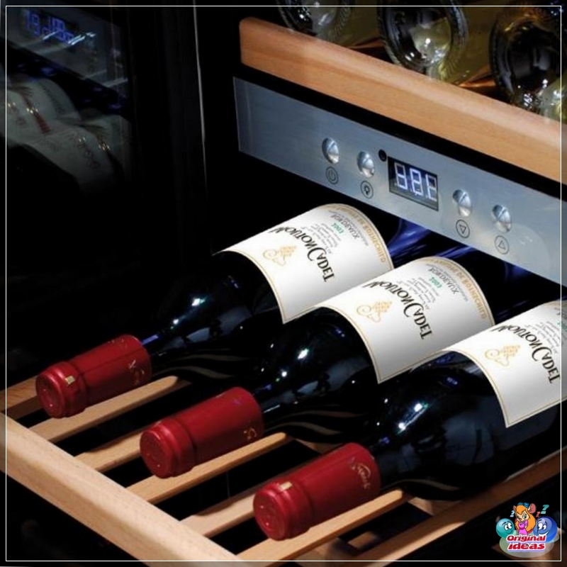 wino Niektóre szafki na wino są wyposażone w wentylatory