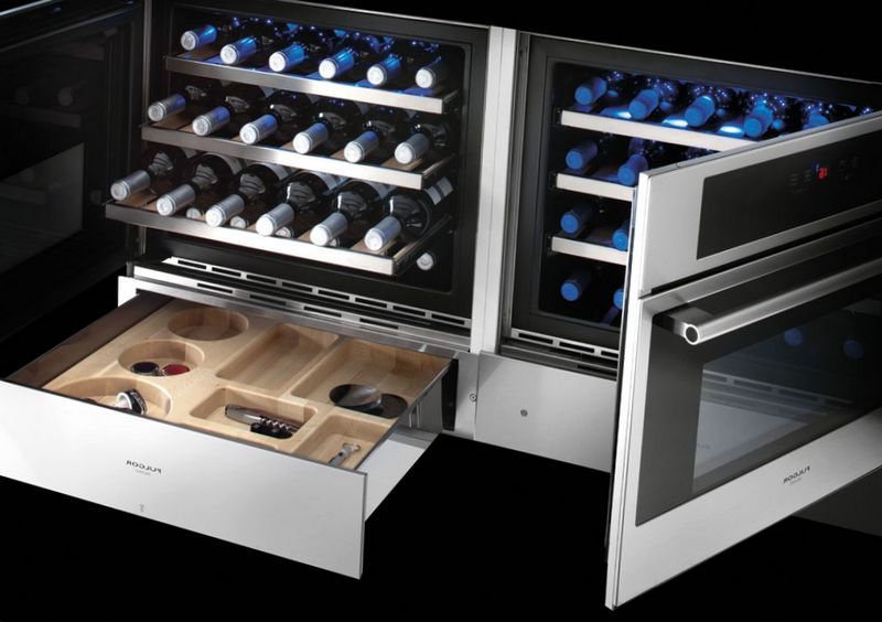 wino Lodówki na wino są przestronne