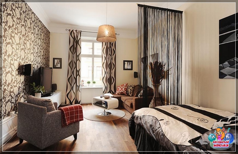 diseño Cortina para zonificación de habitaciones