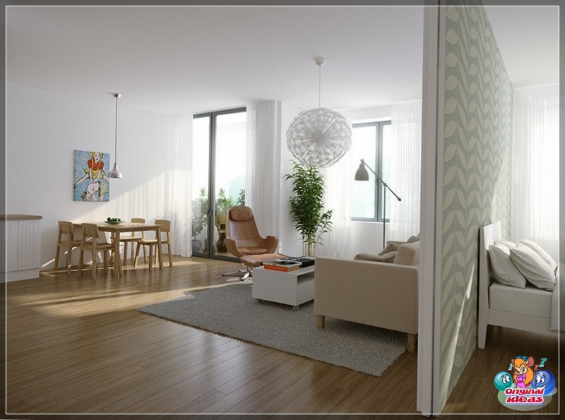Wohnung Trennwand zwischen Räumen in einer Wohnung in Chruschtschow