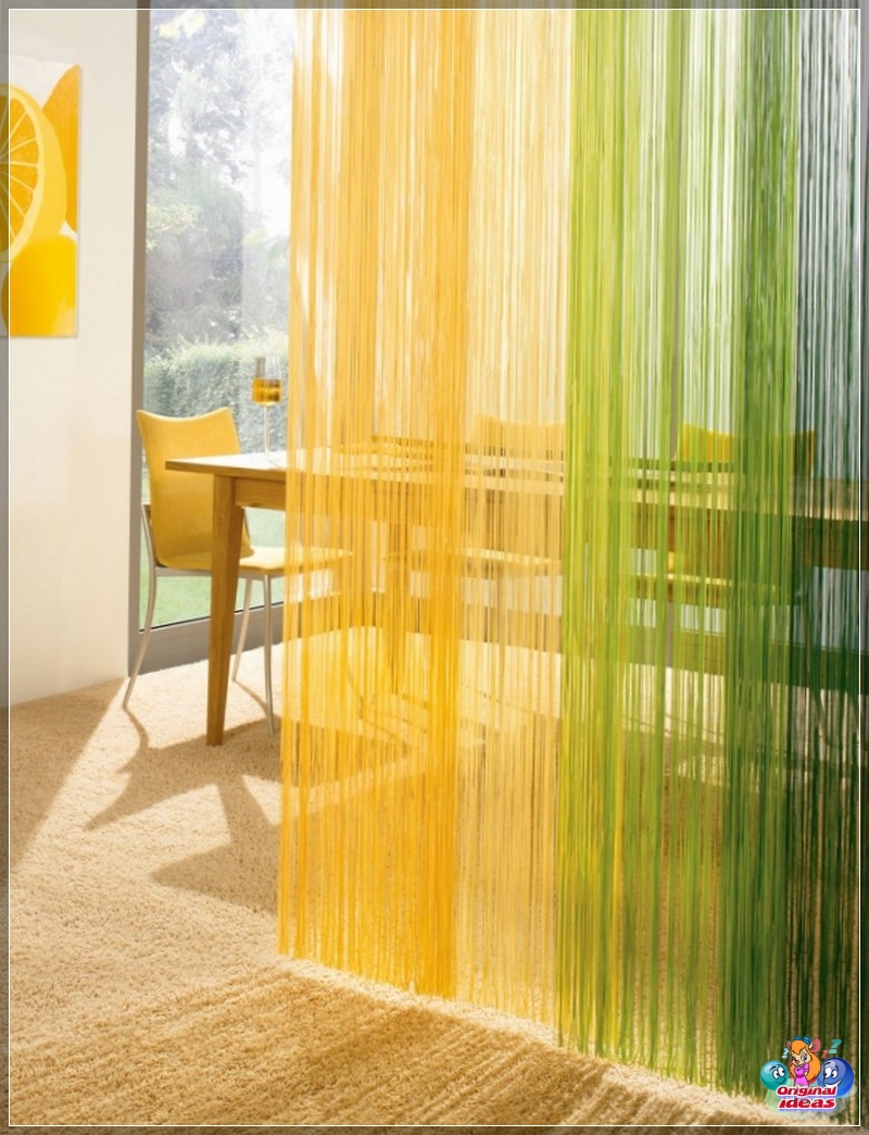 Diseño de hilos para cortinas en la cocina Diseño de hilos para cortinas en la cocina