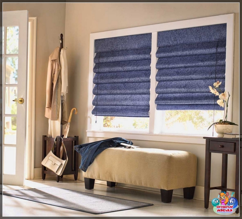 Barra de cortina de madera para persianas romanas