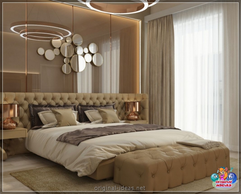 Chambre beige - les meilleures idées de design beau et élégant (100 photos de nouveaux produits) (beige) Chambre beige - les meilleures idées de design beau et élégant (100 photos de nouveaux produits)