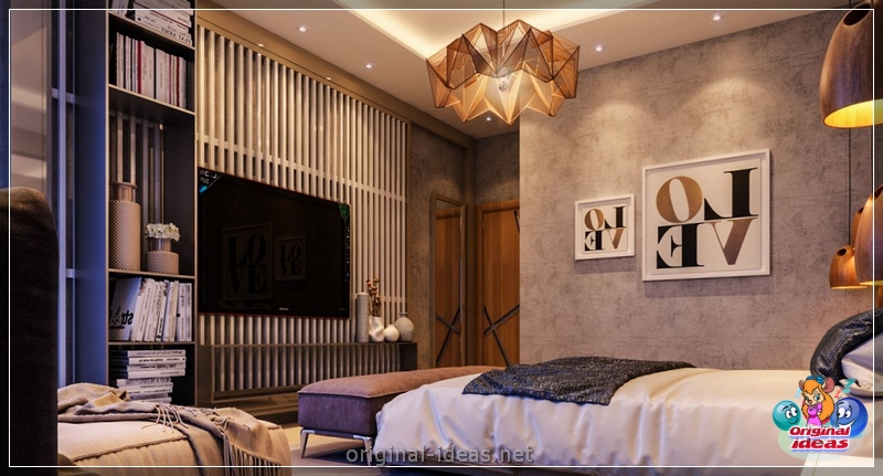 Chambre beige - les meilleures idées de design beau et élégant (100 photos de nouveaux produits) (beige) Chambre beige - les meilleures idées de design beau et élégant (100 photos de nouveaux produits)