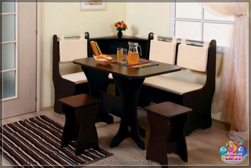 Sofa for the kitchen: 120 photos of the novelties of design and tips for choosing kitchen furniture (design) Sofa for the kitchen: 120 photos of the novelties of design and tips for choosing kitchen furniture