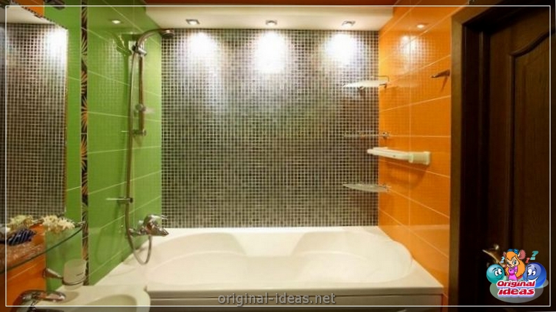 Walls in the bathroom - 115 photos of beautiful options for decoration of bathrooms (bathroom) Walls in the bathroom - 115 photos of beautiful options for decoration of bathrooms