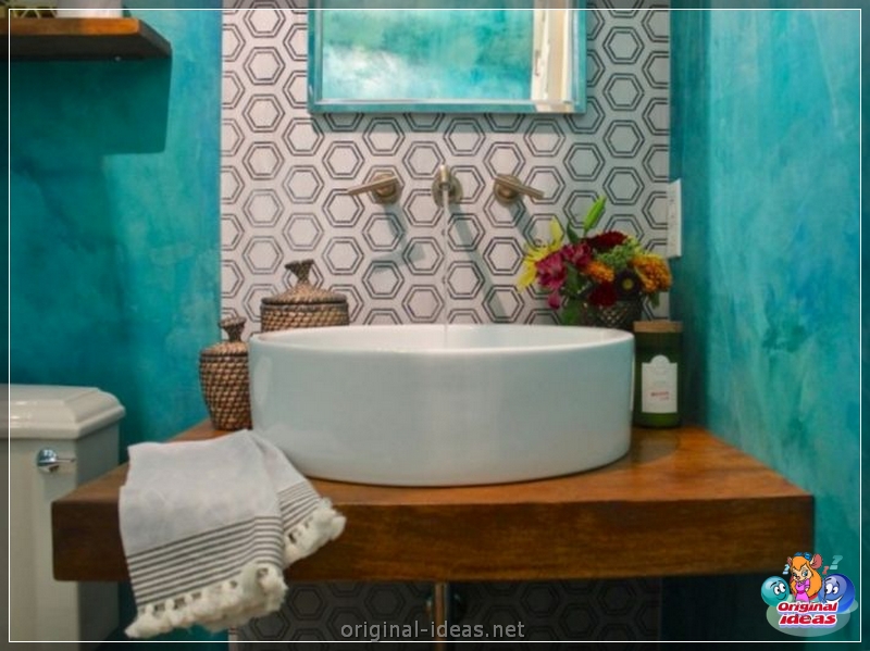 Walls in the bathroom - 115 photos of beautiful options for decoration of bathrooms (photos) Walls in the bathroom - 115 photos of beautiful options for decoration of bathrooms