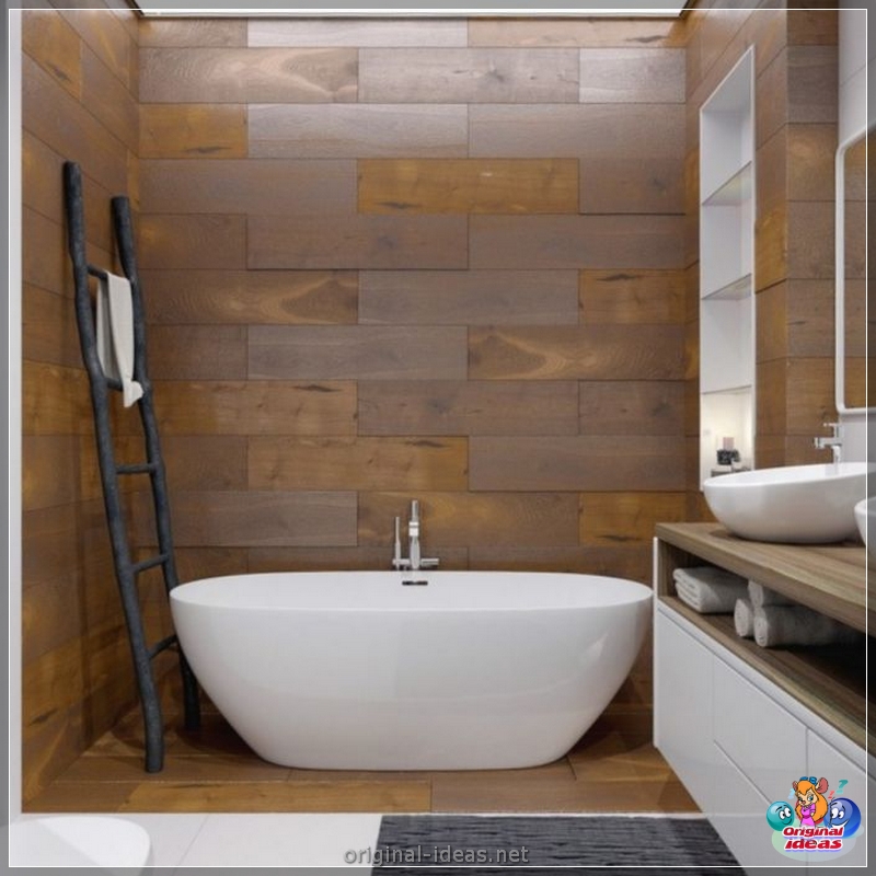 Walls in the bathroom - 115 photos of beautiful options for decoration of bathrooms (bathroom) Walls in the bathroom - 115 photos of beautiful options for decoration of bathrooms