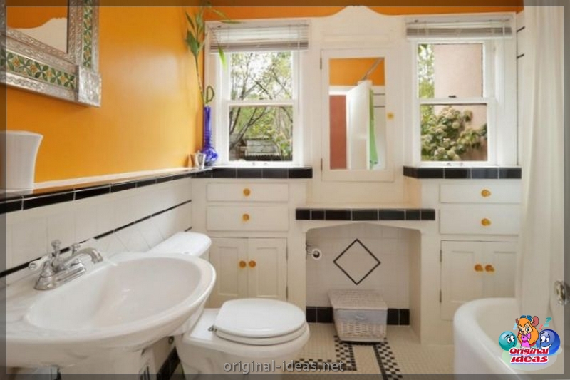 Walls in the bathroom - 115 photos of beautiful options for decoration of bathrooms (beautiful) Walls in the bathroom - 115 photos of beautiful options for decoration of bathrooms