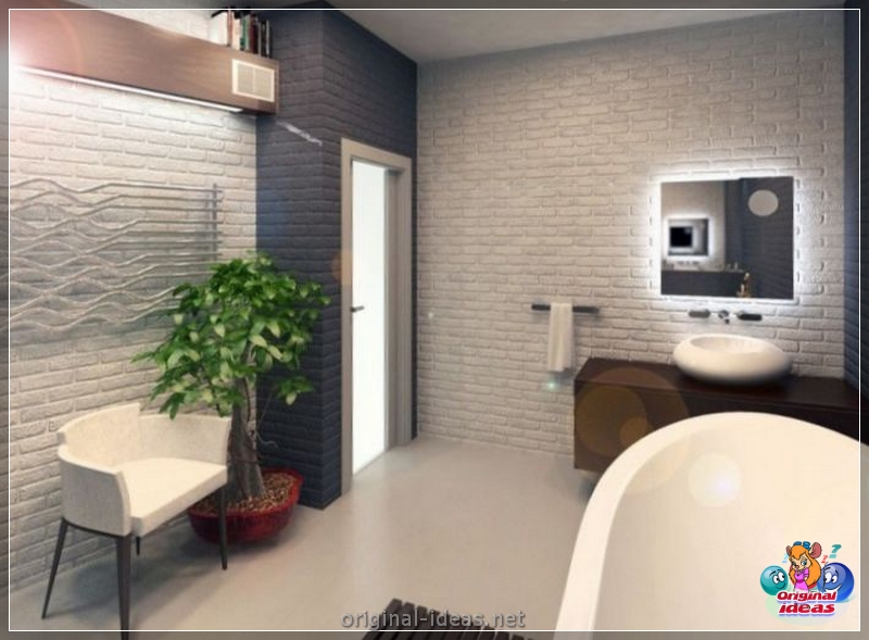 Walls in the bathroom - 115 photos of beautiful options for decoration of bathrooms (photos) Walls in the bathroom - 115 photos of beautiful options for decoration of bathrooms