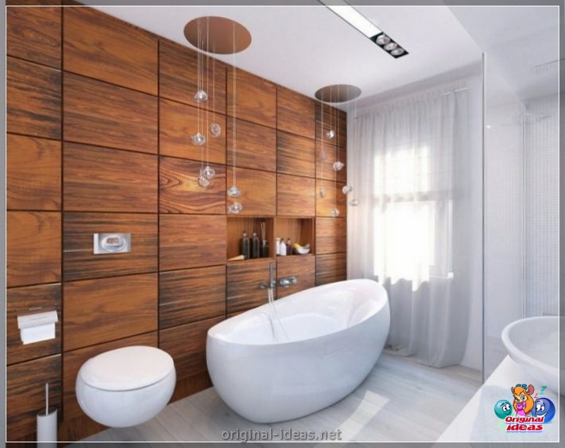 Walls in the bathroom - 115 photos of beautiful options for decoration of bathrooms (photos) Walls in the bathroom - 115 photos of beautiful options for decoration of bathrooms