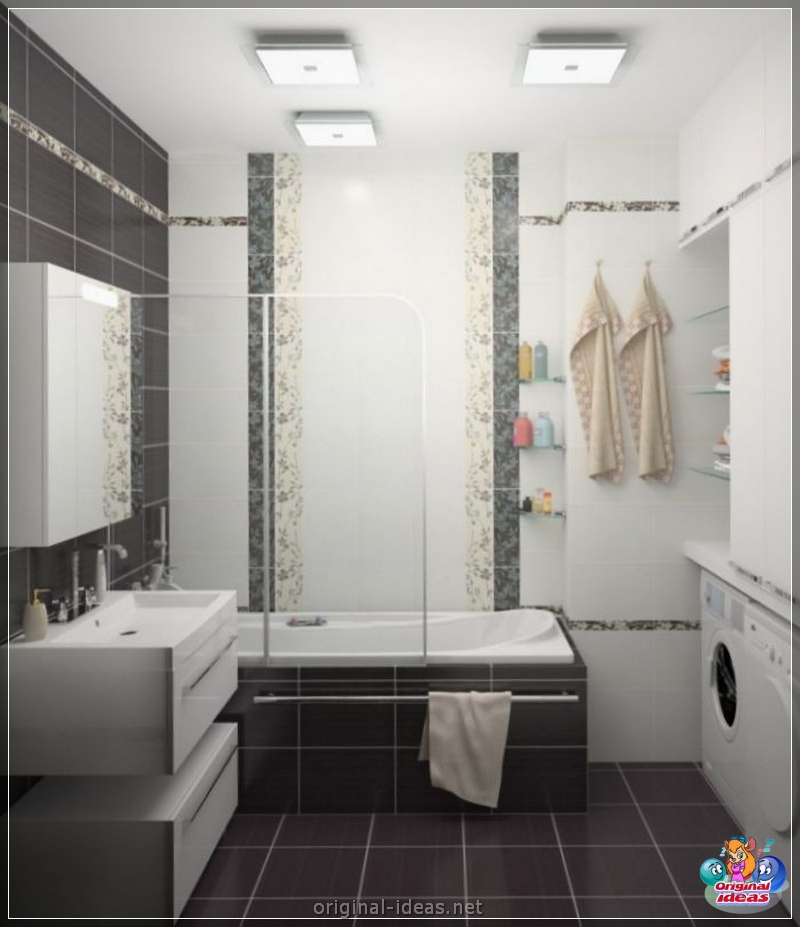 Bathroom in a small apartment: 150 photos of the best design solutions 2023 (best) Bathroom in a small apartment: 150 photos of the best design solutions 2023