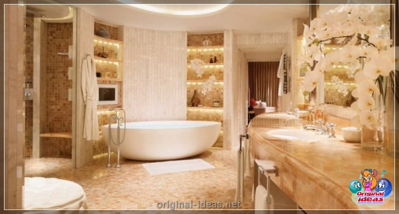Salle de bain moderne: 95 photos des meilleures idées de design 2023 (bain) Salle de bain moderne: 95 photos des meilleures idées de design 2023