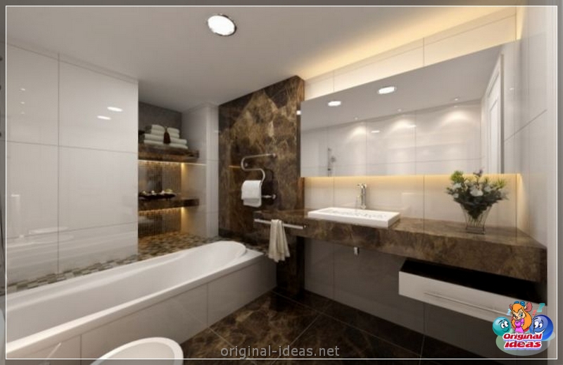 Salle de bain moderne: 95 photos des meilleures idées de design 2023 (salle) Salle de bain moderne: 95 photos des meilleures idées de design 2023