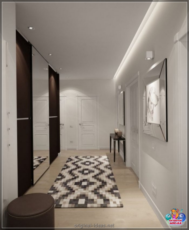 O design do corredor são 95 fotos das idéias mais interessantes para o zoneamento correto dos corredores (fotos) O design do corredor são 95 fotos das idéias mais interessantes para o zoneamento correto dos corredores
