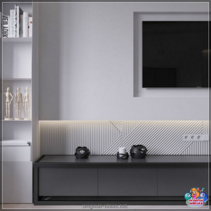 Niche dans le salon: façons d'organiser et de concevoir des salons à l'aide de niches (110 photos) (salon) Niche dans le salon: façons d'organiser et de concevoir des salons à l'aide de niches (110 photos)