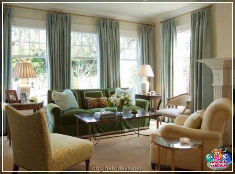 Sala de estar com duas janelas: 120 fotos das melhores idéias de design modernas e segredos de design elegante (duas) Sala de estar com duas janelas: 120 fotos das melhores idéias de design modernas e segredos de design elegante