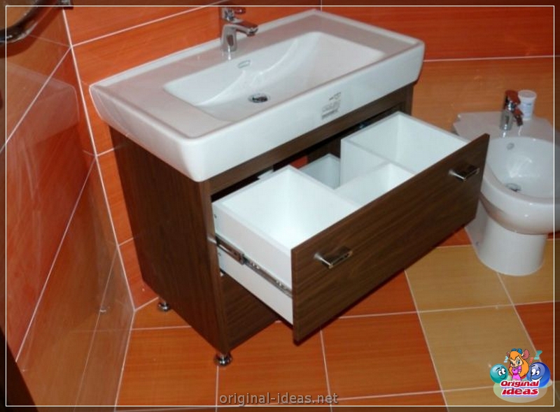 Cuggendo in bagno: 90 foto di idee eleganti di armadi sospesi e consigli per il loro posizionamento (foto) Cuggendo in bagno: 90 foto di idee eleganti di armadi sospesi e consigli per il loro posizionamento