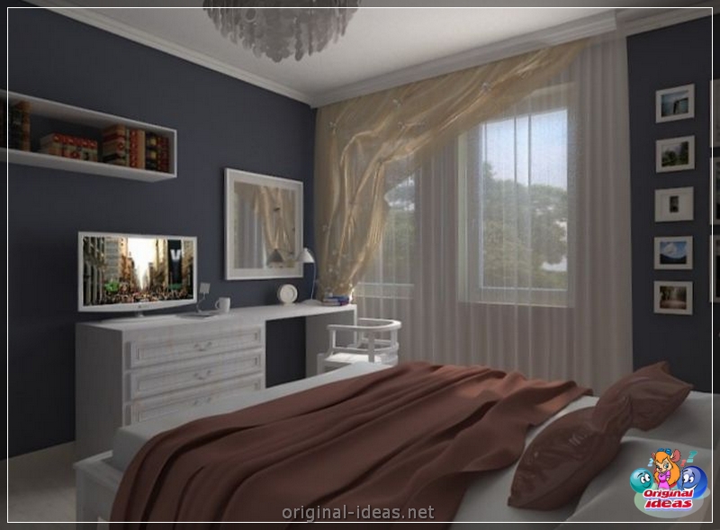 Design de interiores do quarto 18 metros quadrados. m. - 95 fotos e vídeos de opções de design de quarto elegantes e modernas (metros) Design de interiores do quarto 18 metros quadrados. m. - 95 fotos e vídeos de opções de design de quarto elegantes e modernas