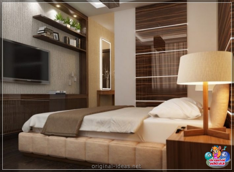 Design de interiores do quarto 15 kV. m.: zoneamento, colocação e exemplos de um layout de quarto de sucesso (150 fotos) (interiores) Design de interiores do quarto 15 kV. m.: zoneamento, colocação e exemplos de um layout de quarto de sucesso (150 fotos)