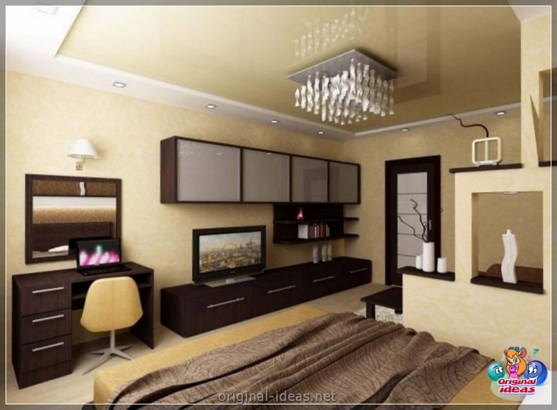 Design de interiores do quarto 15 kV. m.: zoneamento, colocação e exemplos de um layout de quarto de sucesso (150 fotos) (colocação) Design de interiores do quarto 15 kV. m.: zoneamento, colocação e exemplos de um layout de quarto de sucesso (150 fotos)