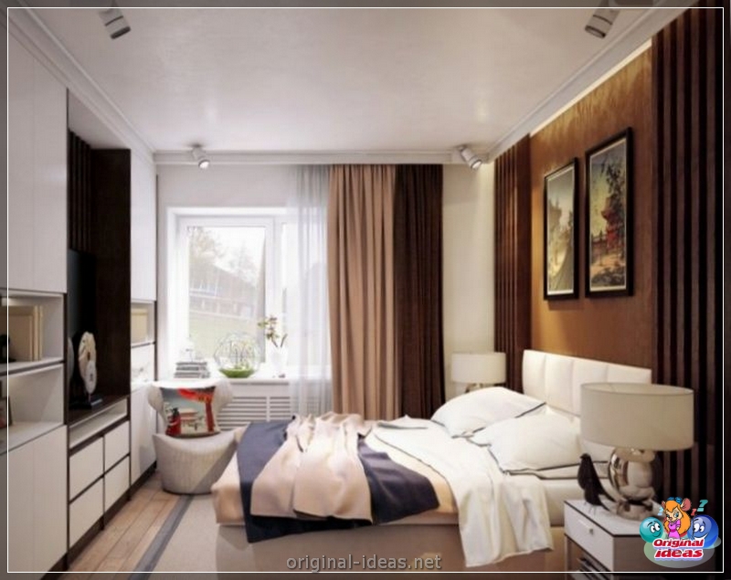 Design de interiores do quarto 12 metros quadrados. m.: Estilo real de 2023 e as nuances de sua implementação (150 fotos + vídeo) (quadrados) Design de interiores do quarto 12 metros quadrados. m.: Estilo real de 2023 e as nuances de sua implementação (150 fotos + vídeo)