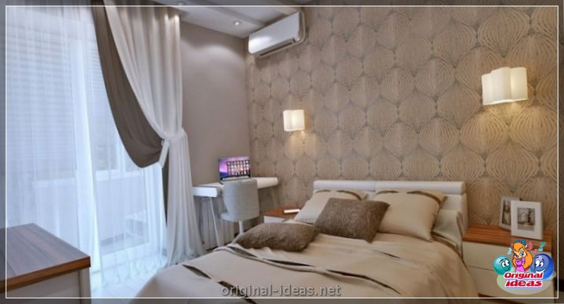 Design de interiores do quarto 12 metros quadrados. m.: Estilo real de 2023 e as nuances de sua implementação (150 fotos + vídeo) (interiores) Design de interiores do quarto 12 metros quadrados. m.: Estilo real de 2023 e as nuances de sua implementação (150 fotos + vídeo)