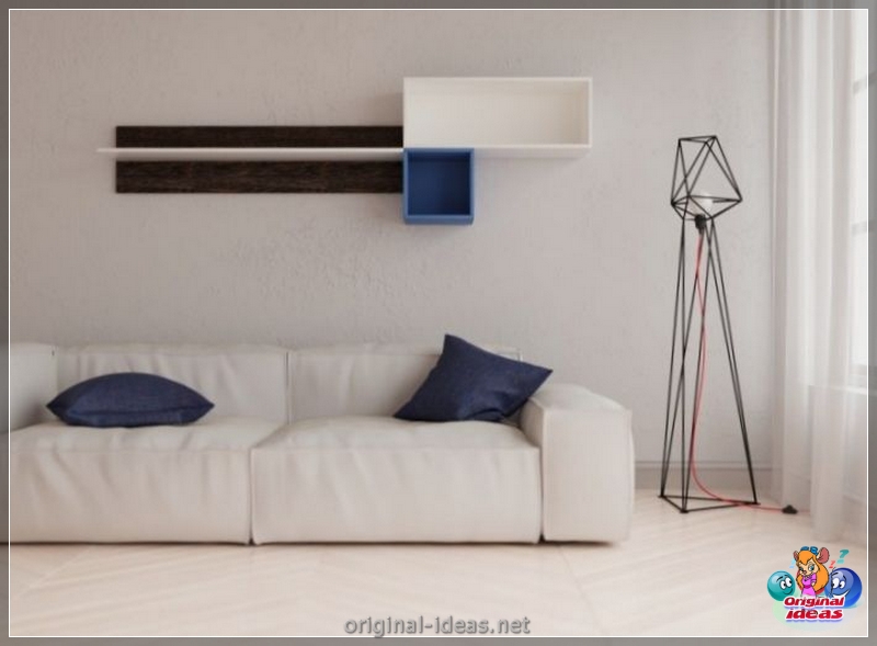Prateleiras no quarto: 125 fotos e vídeo usando prateleiras no design de um interior moderno (fotos) Prateleiras no quarto: 125 fotos e vídeo usando prateleiras no design de um interior moderno