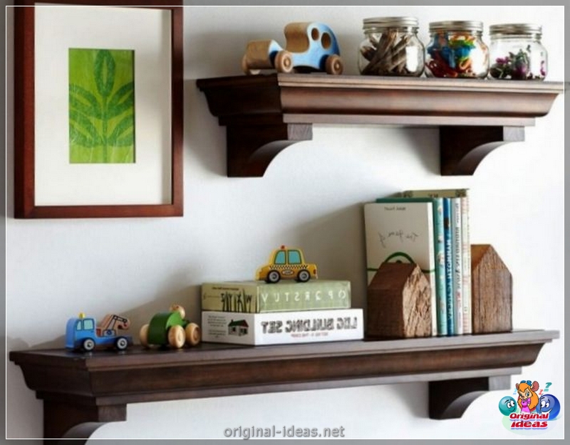 Prateleiras no quarto: 125 fotos e vídeo usando prateleiras no design de um interior moderno (usando) Prateleiras no quarto: 125 fotos e vídeo usando prateleiras no design de um interior moderno