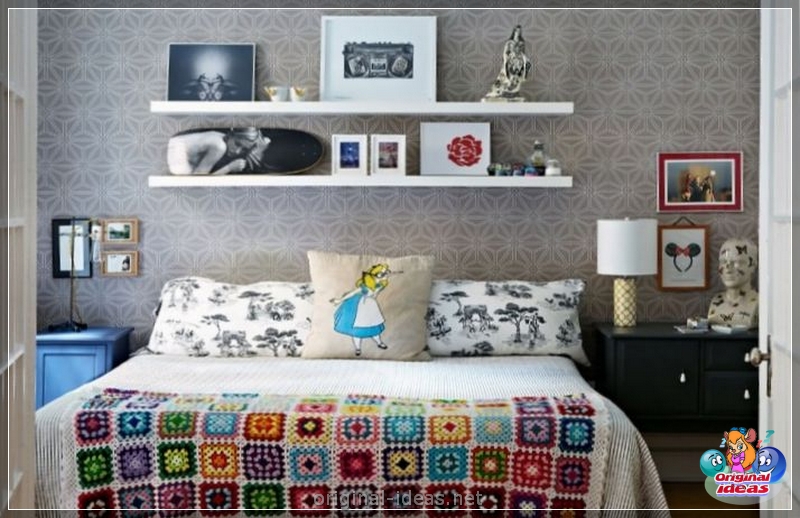 Prateleiras no quarto: 125 fotos e vídeo usando prateleiras no design de um interior moderno (fotos) Prateleiras no quarto: 125 fotos e vídeo usando prateleiras no design de um interior moderno