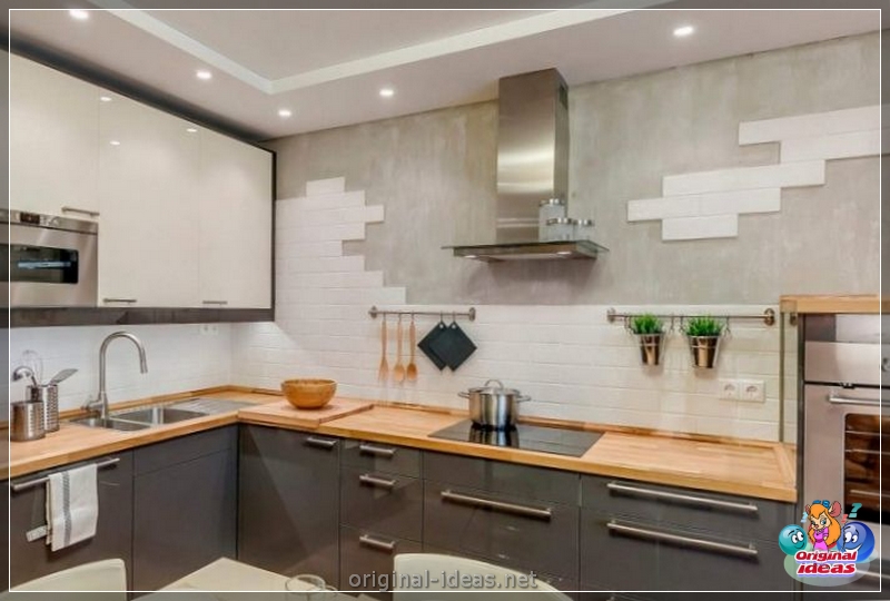 Décor de cuisine: instructions pour la conception et la sélection des matériaux de finition (130 photos) (pour) Décor de cuisine: instructions pour la conception et la sélection des matériaux de finition (130 photos)