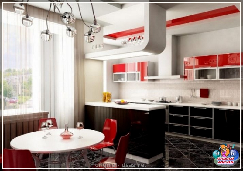 Décor de cuisine: instructions pour la conception et la sélection des matériaux de finition (130 photos) (pour) Décor de cuisine: instructions pour la conception et la sélection des matériaux de finition (130 photos)