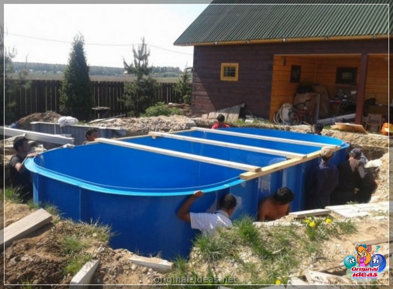 Piscine de bricolage: 95 photos d'idées simples et belles comment construire et décorer la piscine (piscine) Piscine de bricolage: 95 photos d'idées simples et belles comment construire et décorer la piscine