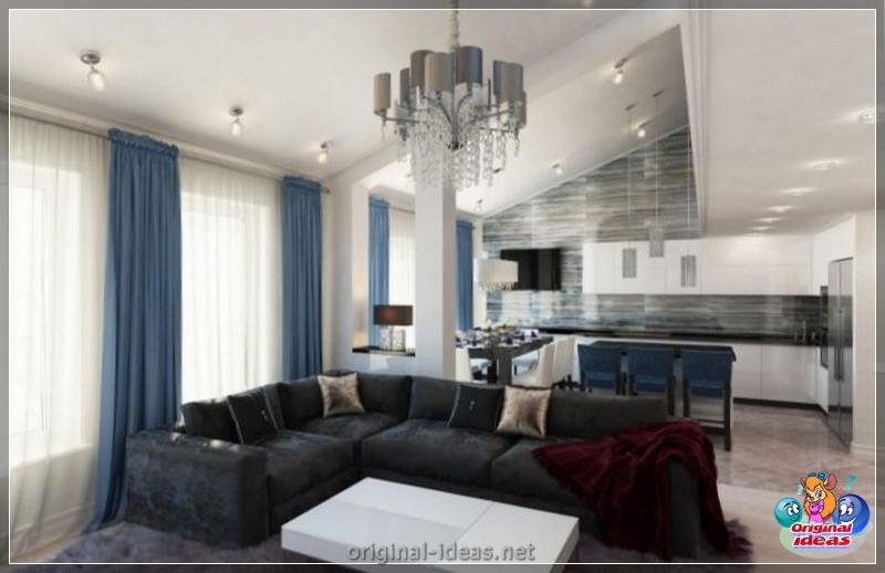 Tul para la sala de estar: elección, diseño y opciones para salas de estar modernas (105 fotos y videos) (estar) Tul para la sala de estar: elección, diseño y opciones para salas de estar modernas (105 fotos y videos)