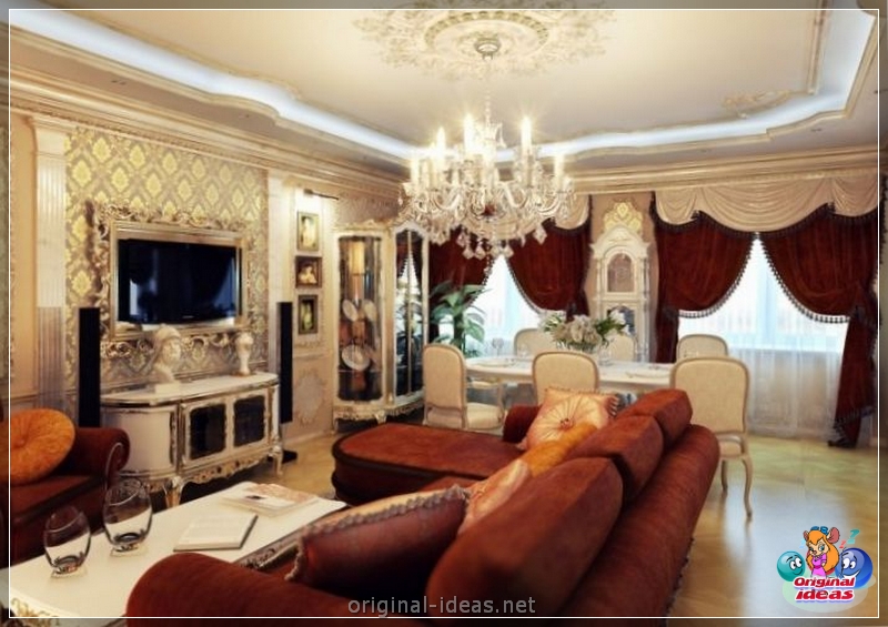 Tul para la sala de estar: elección, diseño y opciones para salas de estar modernas (105 fotos y videos) (estar) Tul para la sala de estar: elección, diseño y opciones para salas de estar modernas (105 fotos y videos)