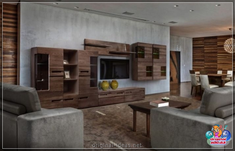 Mur dans le salon: idées d'utilisation inhabituelles et options élégantes pour vivre des salons (135 photos + vidéo) (photos) Mur dans le salon: idées d'utilisation inhabituelles et options élégantes pour vivre des salons (135 photos + vidéo)