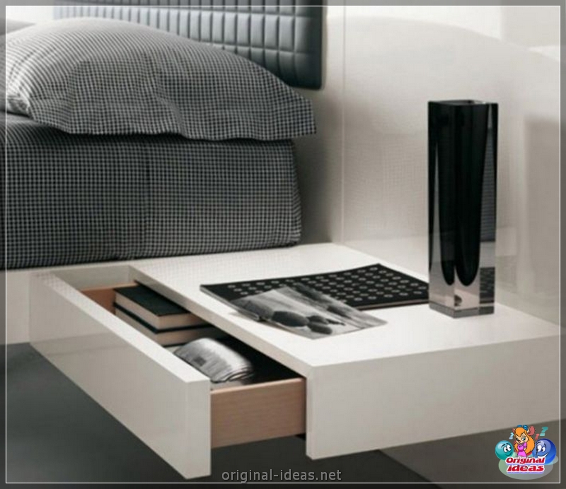 Tables de chevet de chambre - 125 photos des meilleurs nouveaux produits et des conceptions belles. Instructions sur la façon de combiner une armoire à l'intérieur (armoire) Tables de chevet de chambre - 125 photos des meilleurs nouveaux produits et des conceptions belles. Instructions sur la façon de combiner une armoire à l'intérieur