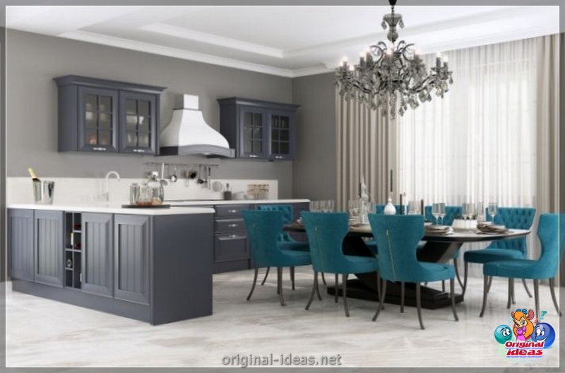 Grey Kitchen: le opzioni principali per combinare e idee per l'uso di colori grigi (110 foto) (opzioni) Grey Kitchen: le opzioni principali per combinare e idee per l'uso di colori grigi (110 foto)