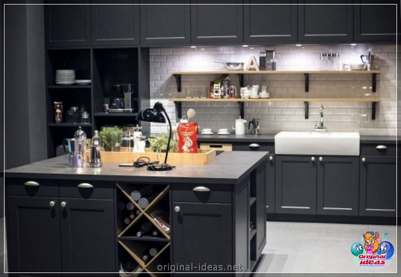 Grey Kitchen: le opzioni principali per combinare e idee per l'uso di colori grigi (110 foto) (kitchen) Grey Kitchen: le opzioni principali per combinare e idee per l'uso di colori grigi (110 foto)
