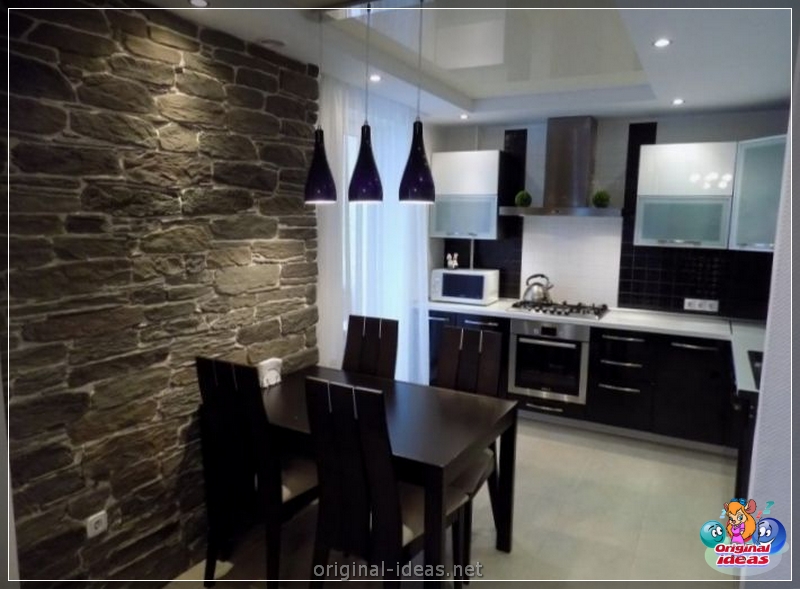 Cuisine noire et blanche - Règles de conception, les meilleures décisions de style et conseils pour choisir un intérieur (blanche) Cuisine noire et blanche - Règles de conception, les meilleures décisions de style et conseils pour choisir un intérieur