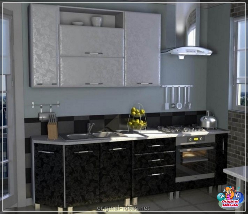 Cuisine noire et blanche - Règles de conception, les meilleures décisions de style et conseils pour choisir un intérieur (règles) Cuisine noire et blanche - Règles de conception, les meilleures décisions de style et conseils pour choisir un intérieur