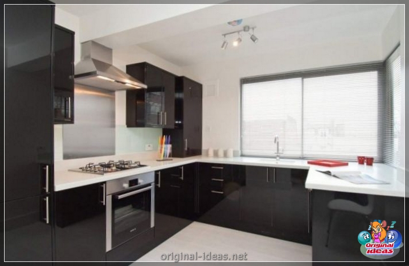 Cuisine noire et blanche - Règles de conception, les meilleures décisions de style et conseils pour choisir un intérieur (règles) Cuisine noire et blanche - Règles de conception, les meilleures décisions de style et conseils pour choisir un intérieur