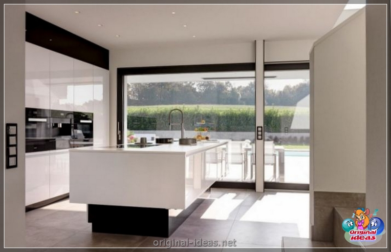 Cuisine noire et blanche - Règles de conception, les meilleures décisions de style et conseils pour choisir un intérieur (conception) Cuisine noire et blanche - Règles de conception, les meilleures décisions de style et conseils pour choisir un intérieur