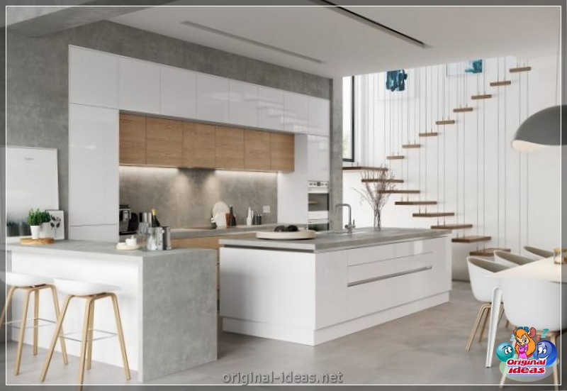 Belles cuisines - idées de décoration simple et de conception de cuisine élégante (115 photos) (simple) Belles cuisines - idées de décoration simple et de conception de cuisine élégante (115 photos)