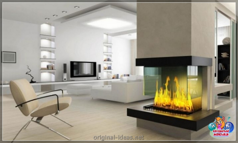 Sala de estar com lareira: 95 fotos e dicas sobre a formação de uma sala de estar elegante (estar) Sala de estar com lareira: 95 fotos e dicas sobre a formação de uma sala de estar elegante